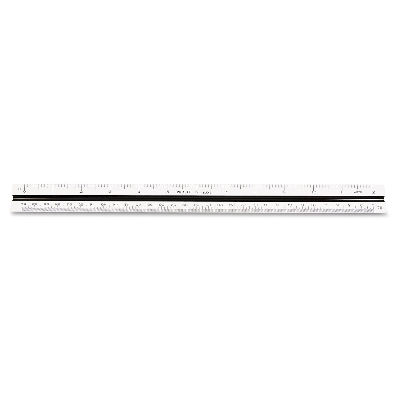 Chartpak Engineering Plastic Triangular Scale; 12