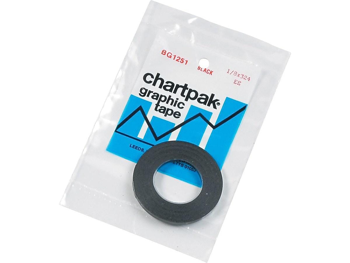 Chartpak Graphic Glossy Tape, 1/8