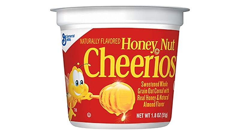 Cheerios Whole Grain Honey Nut Oat Cereal, 1.8 oz., 6/Box