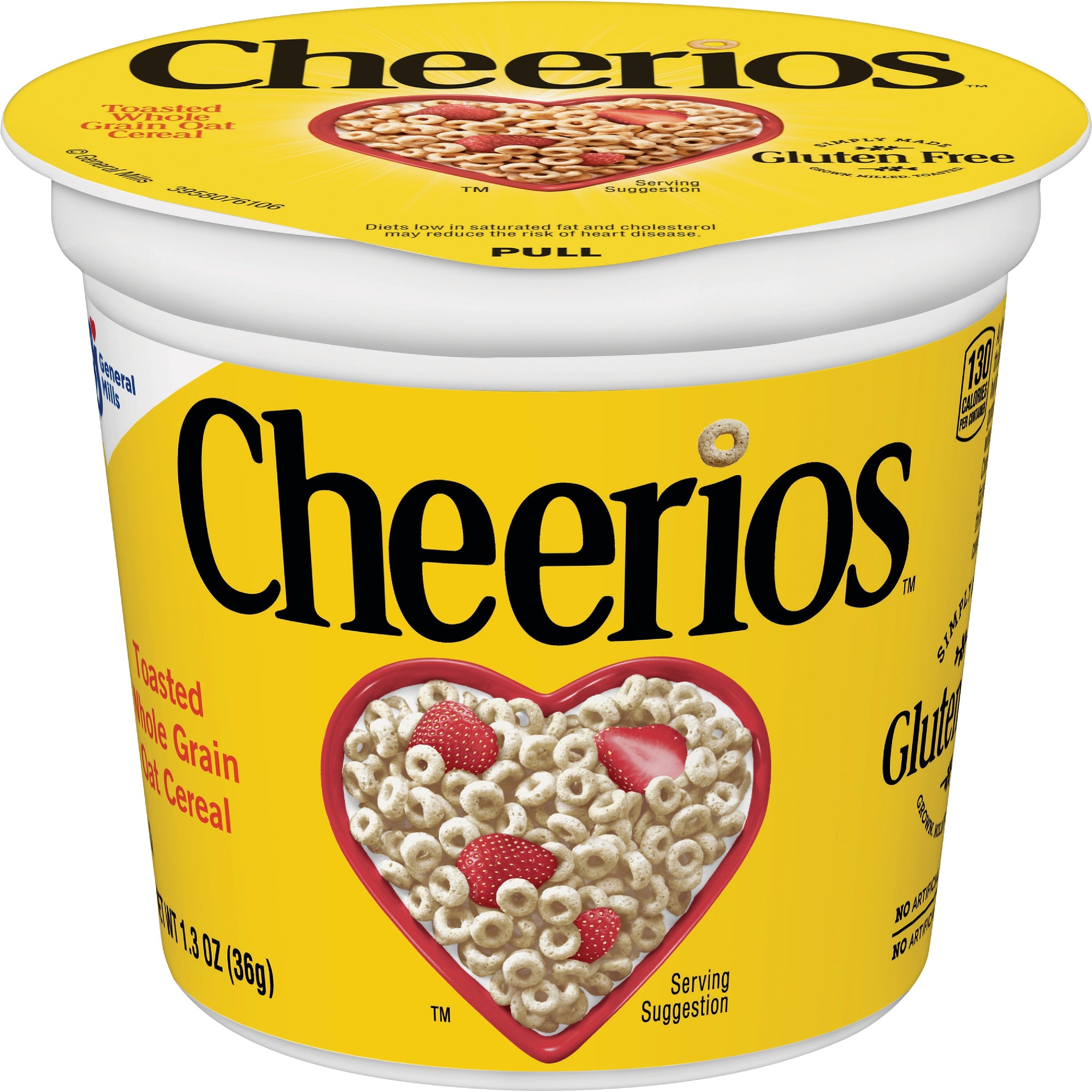 Cheerios Whole Grain Oat Cereal, 1.3 oz., 6/Box