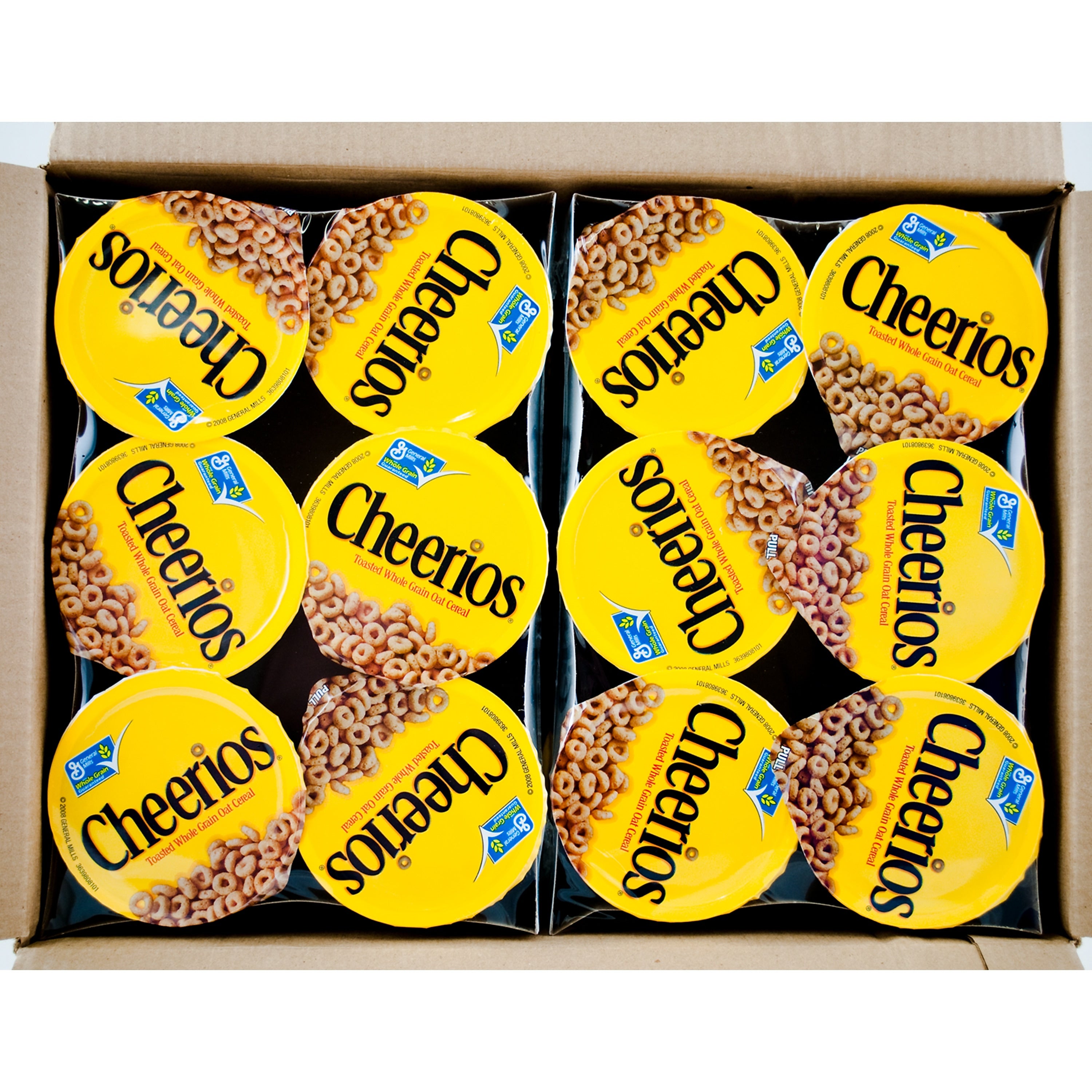 Cheerios Whole Grain Oat Cereal, 1.3 oz., 6/Box