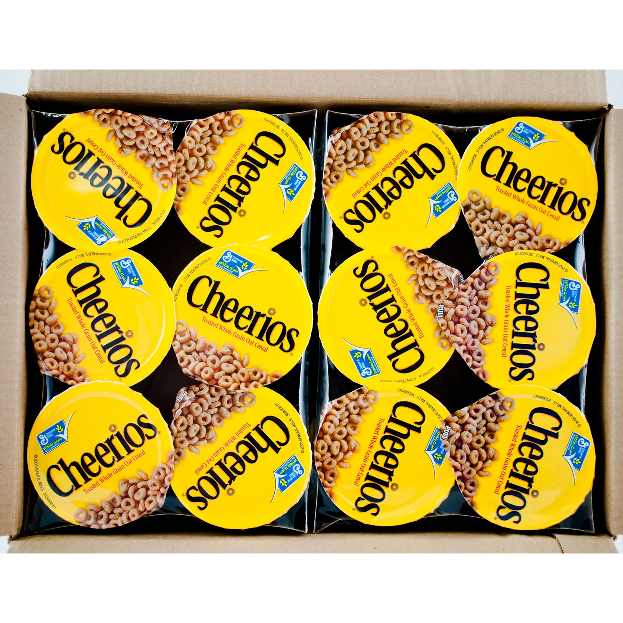 Cheerios Whole Grain Oat Cereal, 1.3 oz., 6/Box