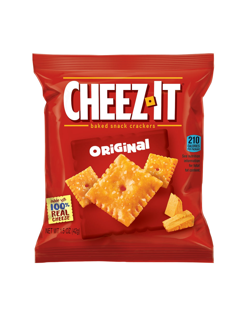 Cheez-It Cheese Crackers, 1.5 oz., 8 Packs/Box