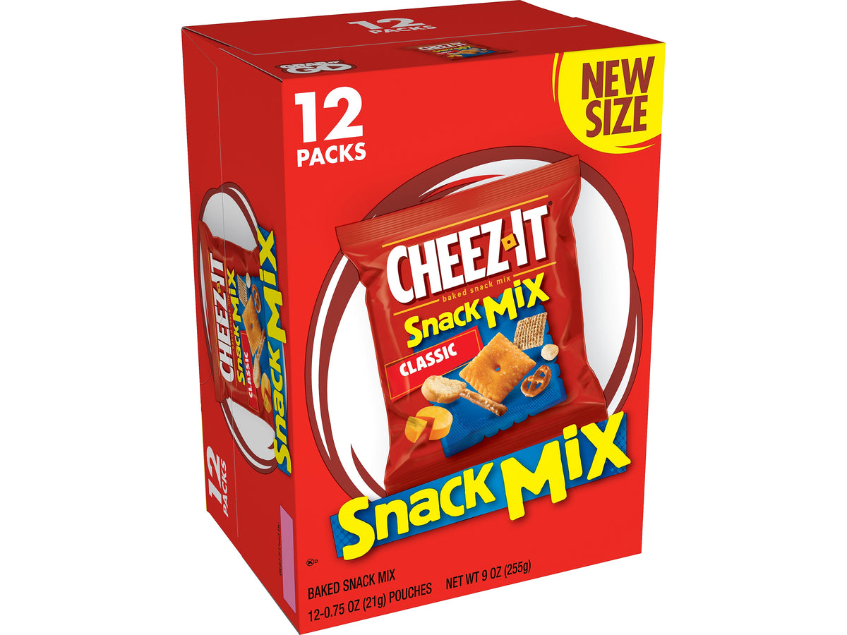 Cheez-It Classic Cheese Snack Mix, 0.75 oz., 12 Bags/Pack