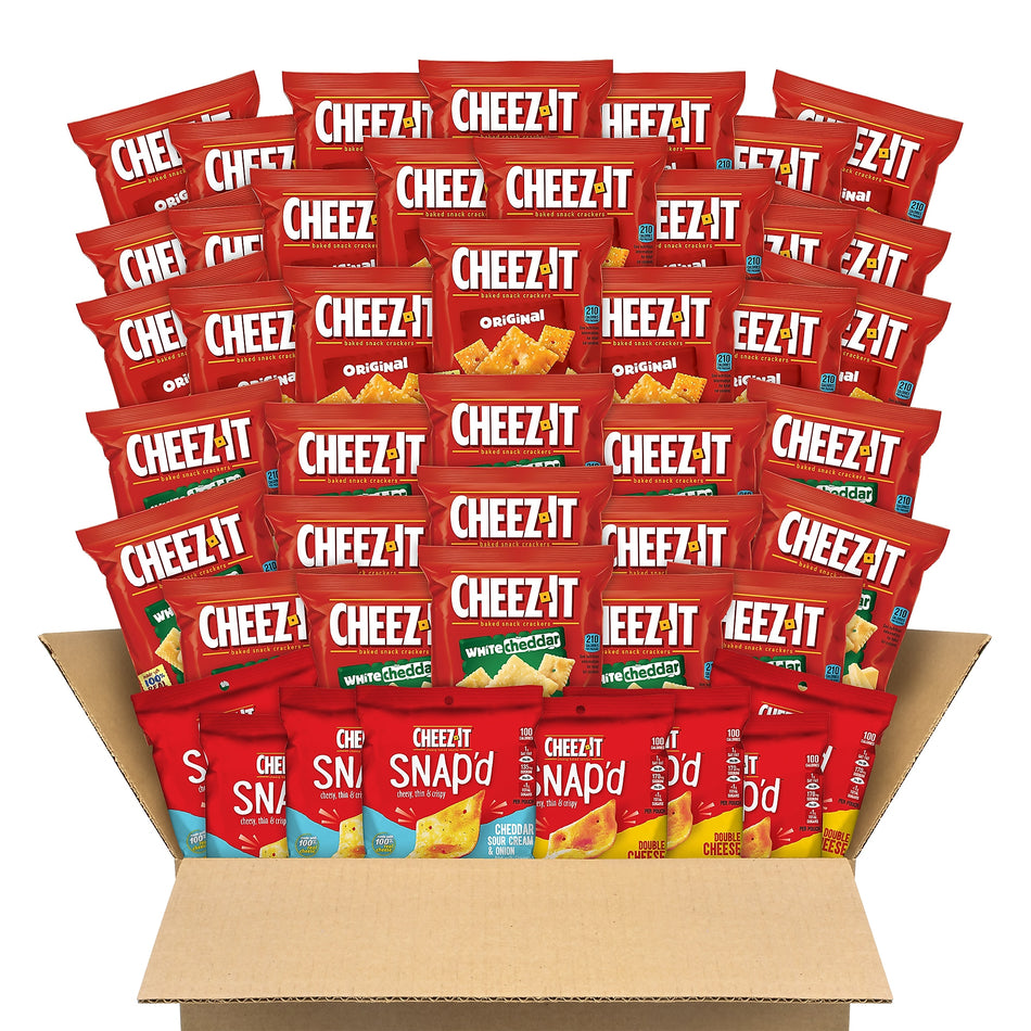 Cheez-It Crackers Variety Box, 1.5 oz., 45 Packs/Box