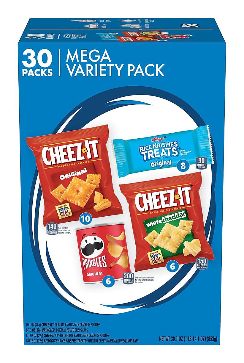 Cheez-It MVP Crackers, 30.1 oz., 30 Packs/Box