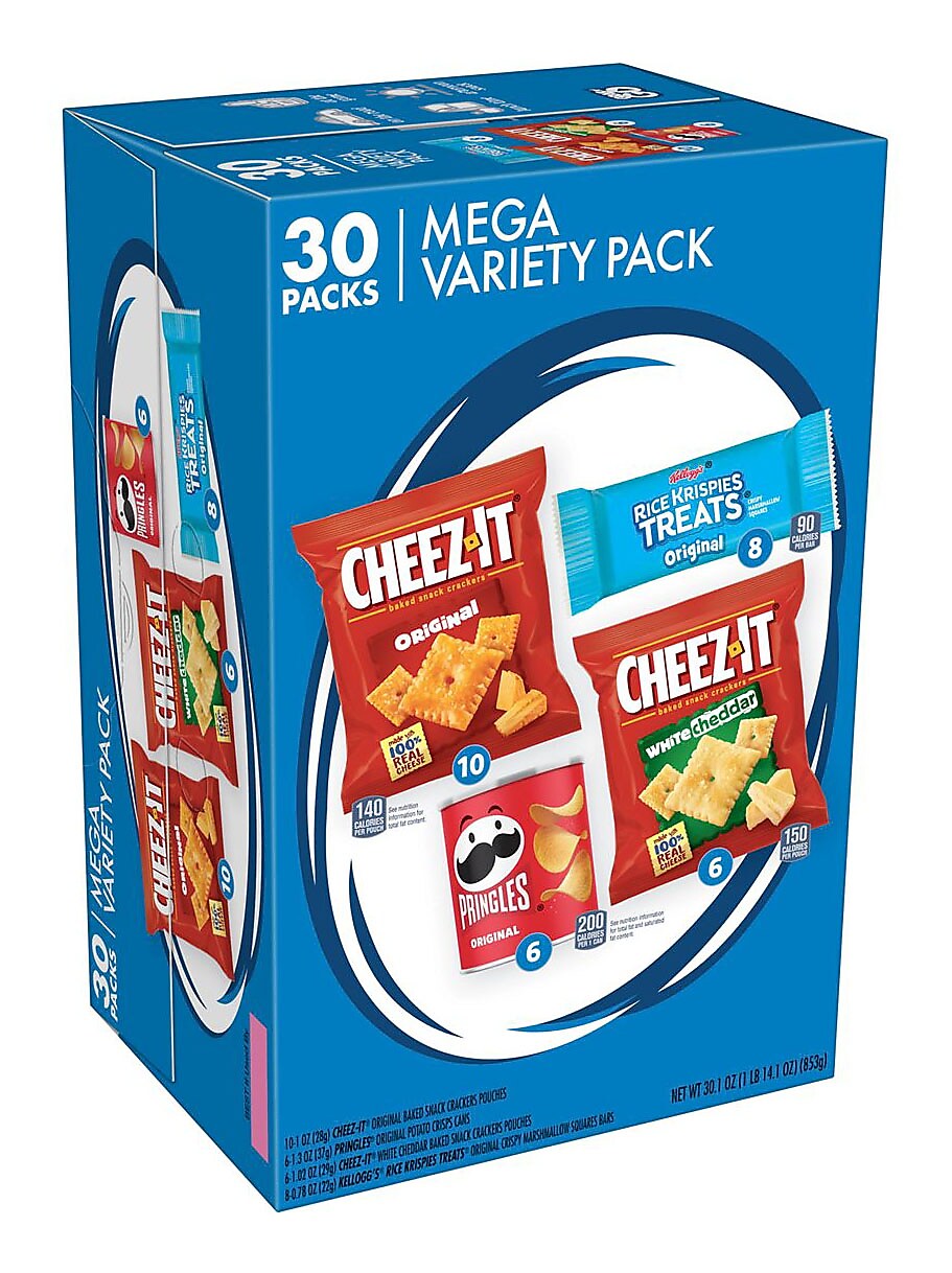 Cheez-It MVP Crackers, 30.1 oz., 30 Packs/Box