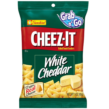 Cheez-It White cheddar Crackers, 1.5 oz., 8 Packs/Box