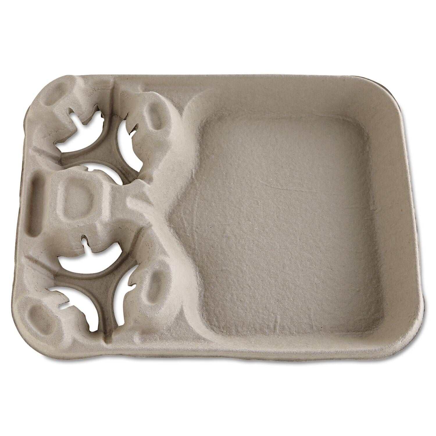 Chinet® FILM Carryout Tray, 8 - 46 oz., Biege