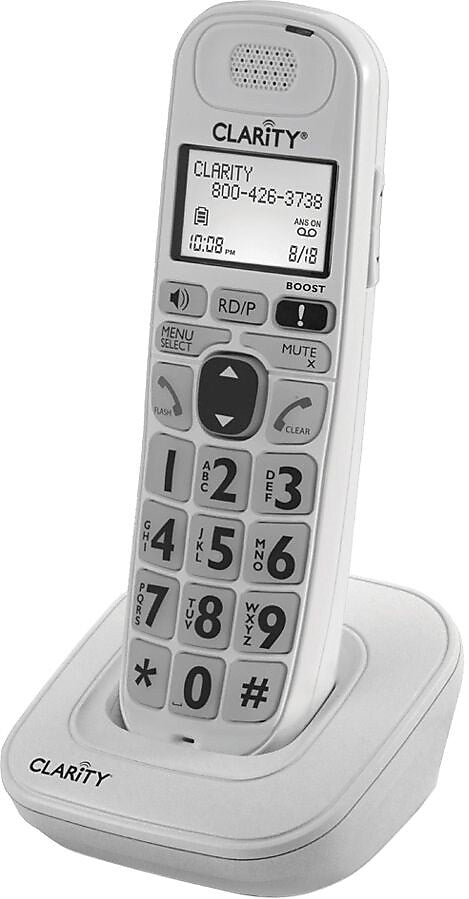 Clarity Telecom D702HS Cordless Expansion Handset, White