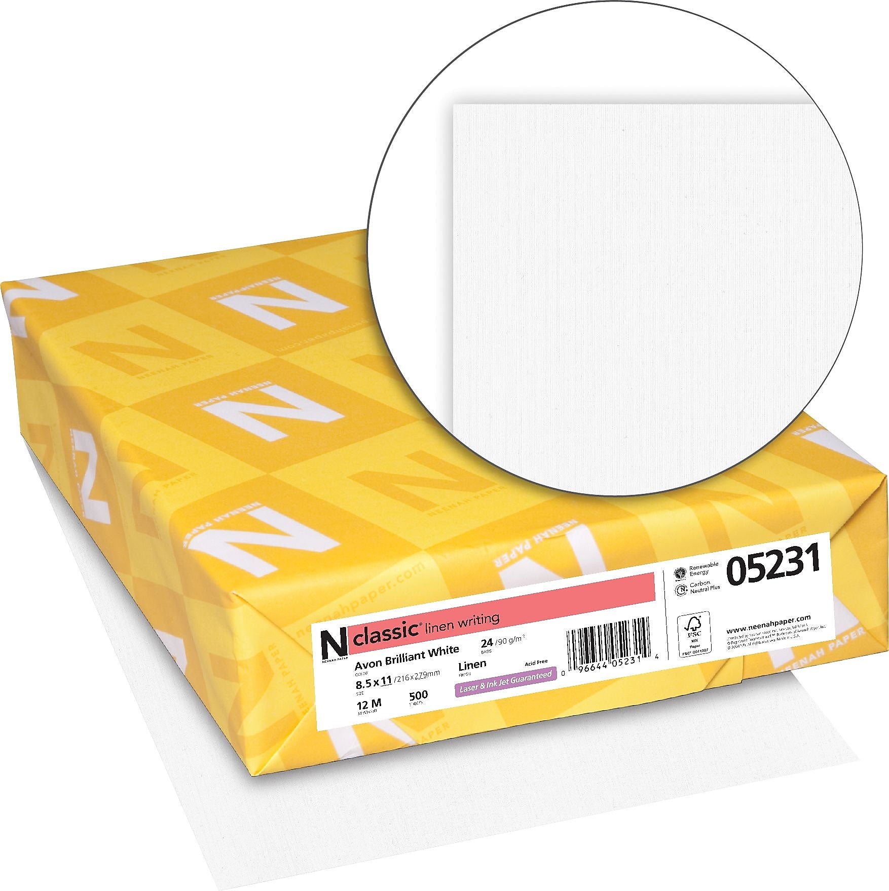 CLASSIC® Linen Writing Paper, 8 1/2