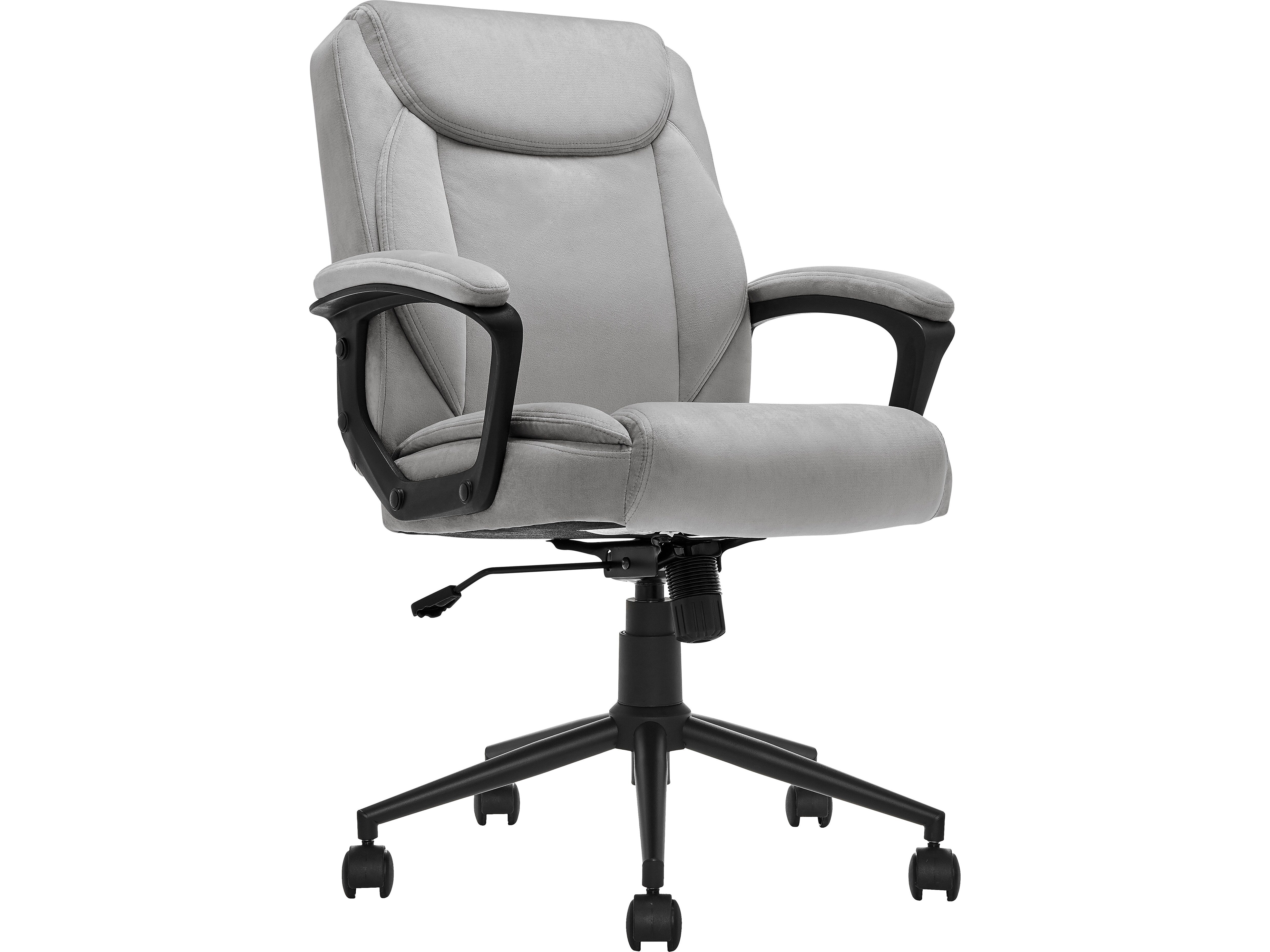 Click365 Transform 1.0 Ergonomic Fabric Swivel Desk Chair, Gray