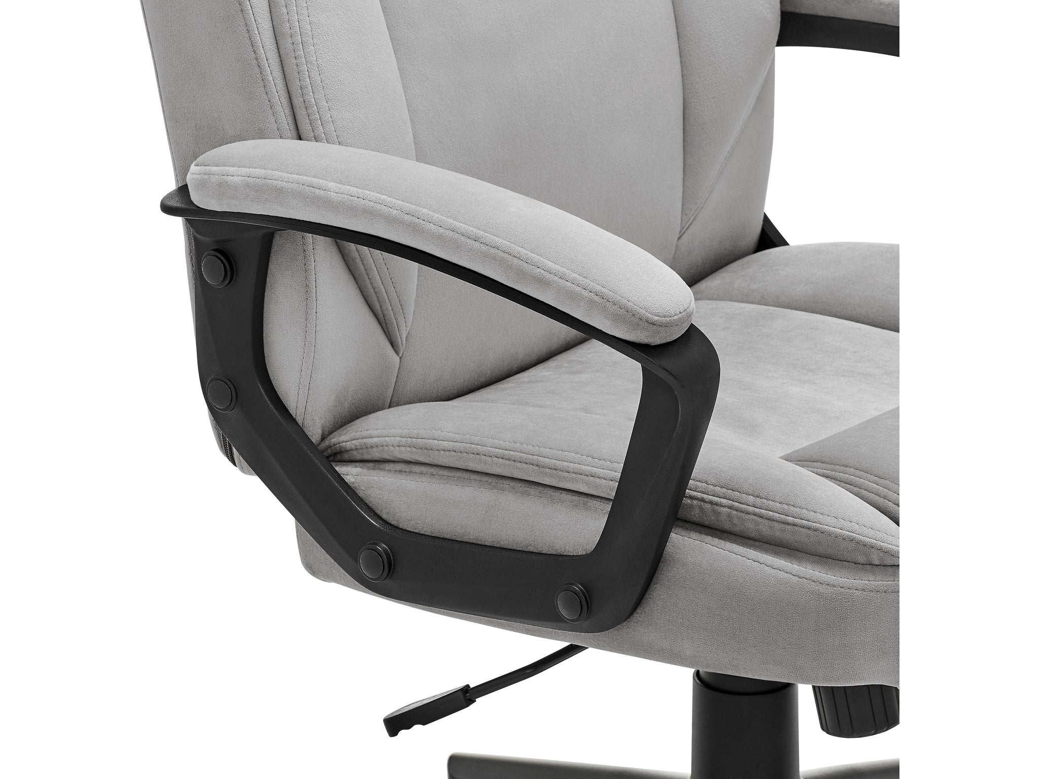 Click365 Transform 1.0 Ergonomic Fabric Swivel Desk Chair, Gray
