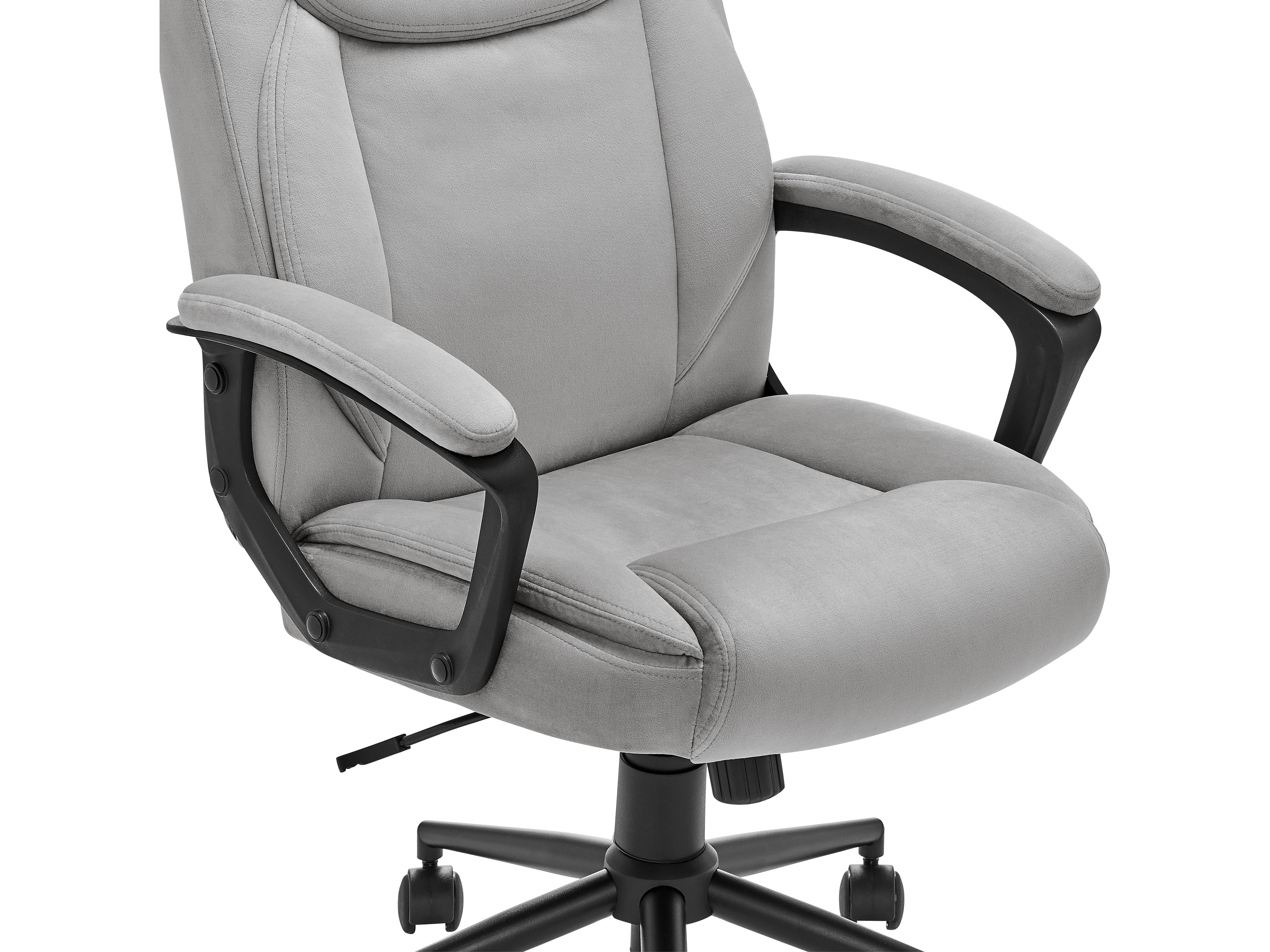 Click365 Transform 1.0 Ergonomic Fabric Swivel Desk Chair, Gray