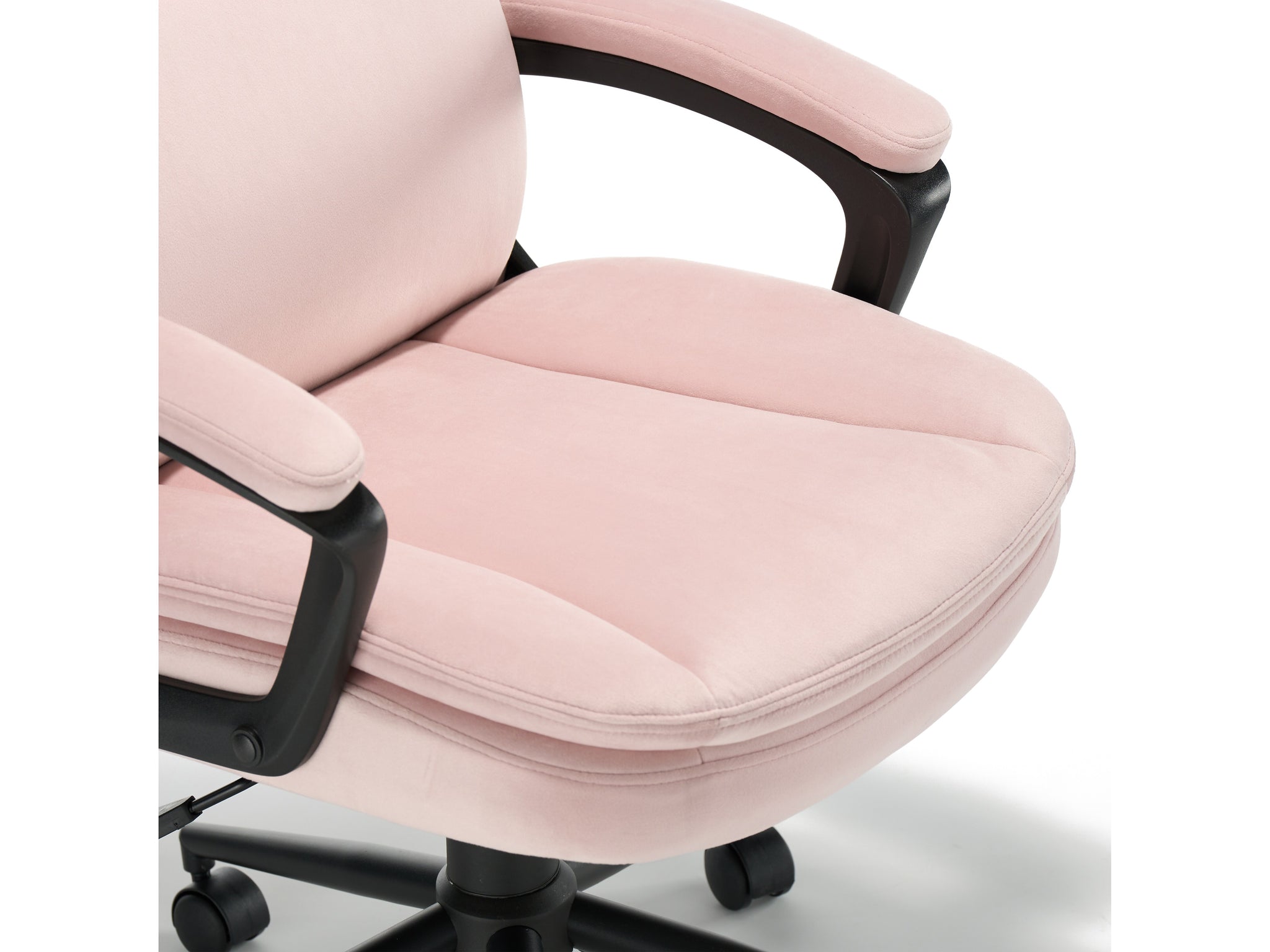 Click365 Transform 2.0 Ergonomic Fabric Swivel Desk Chair, Pink