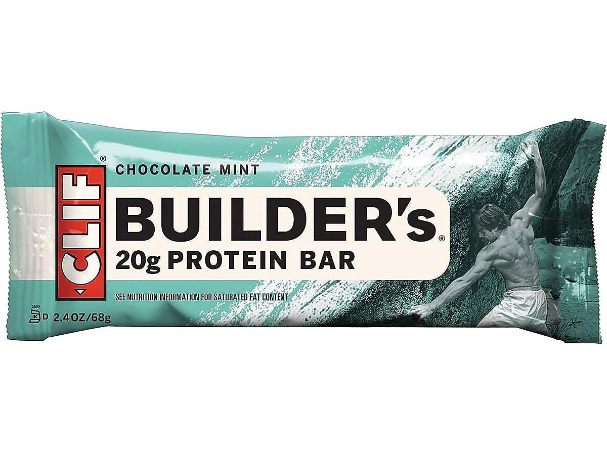Clif Bar Builder's Chocolate Mint Protein Bar, 2.4 oz., 12 Bars/Box