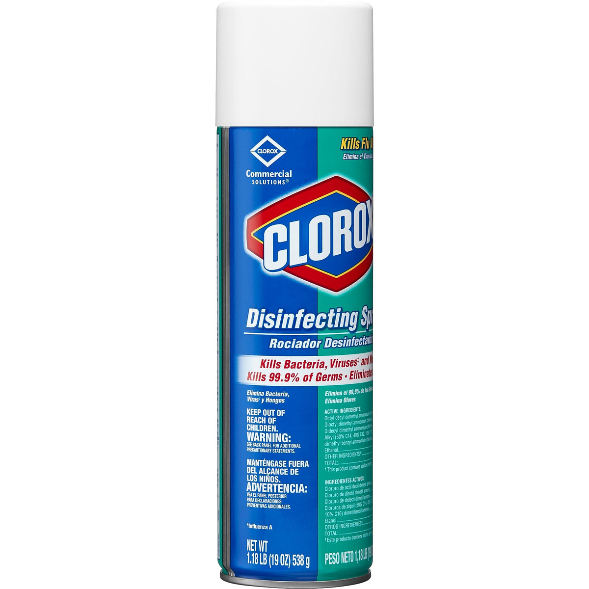 Clorox Commercial All-Purpose Cleaners & Spray Disinfectant, Fresh Scent, 19 Oz.