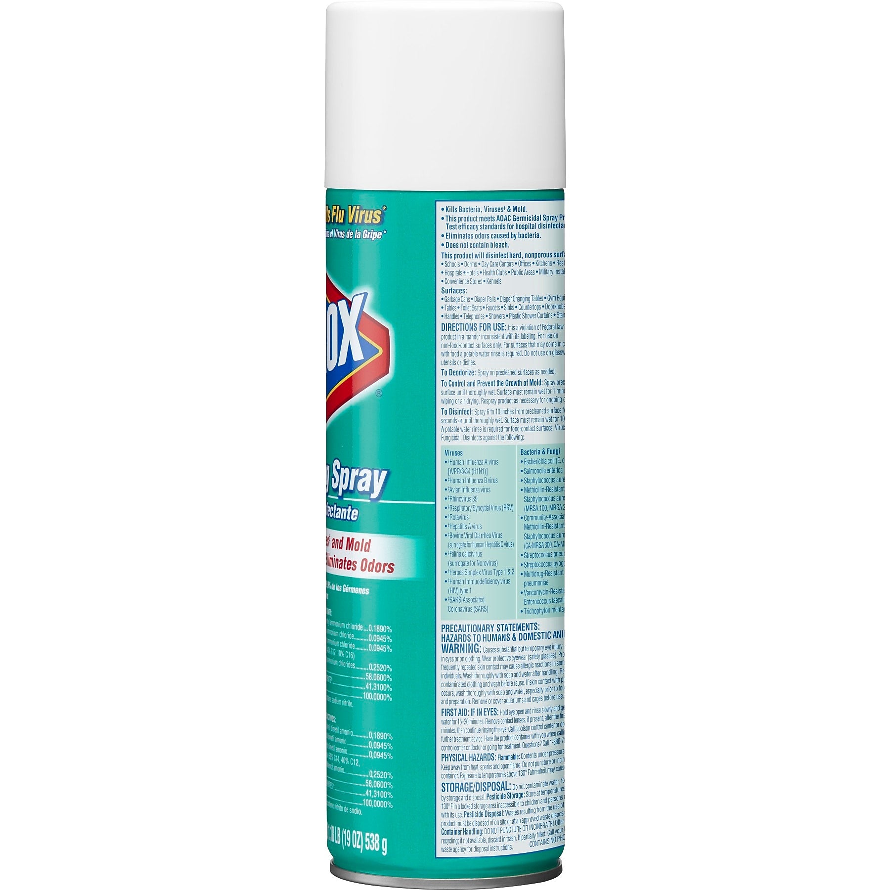 Clorox Commercial All-Purpose Cleaners & Spray Disinfectant, Fresh Scent, 19 Oz.