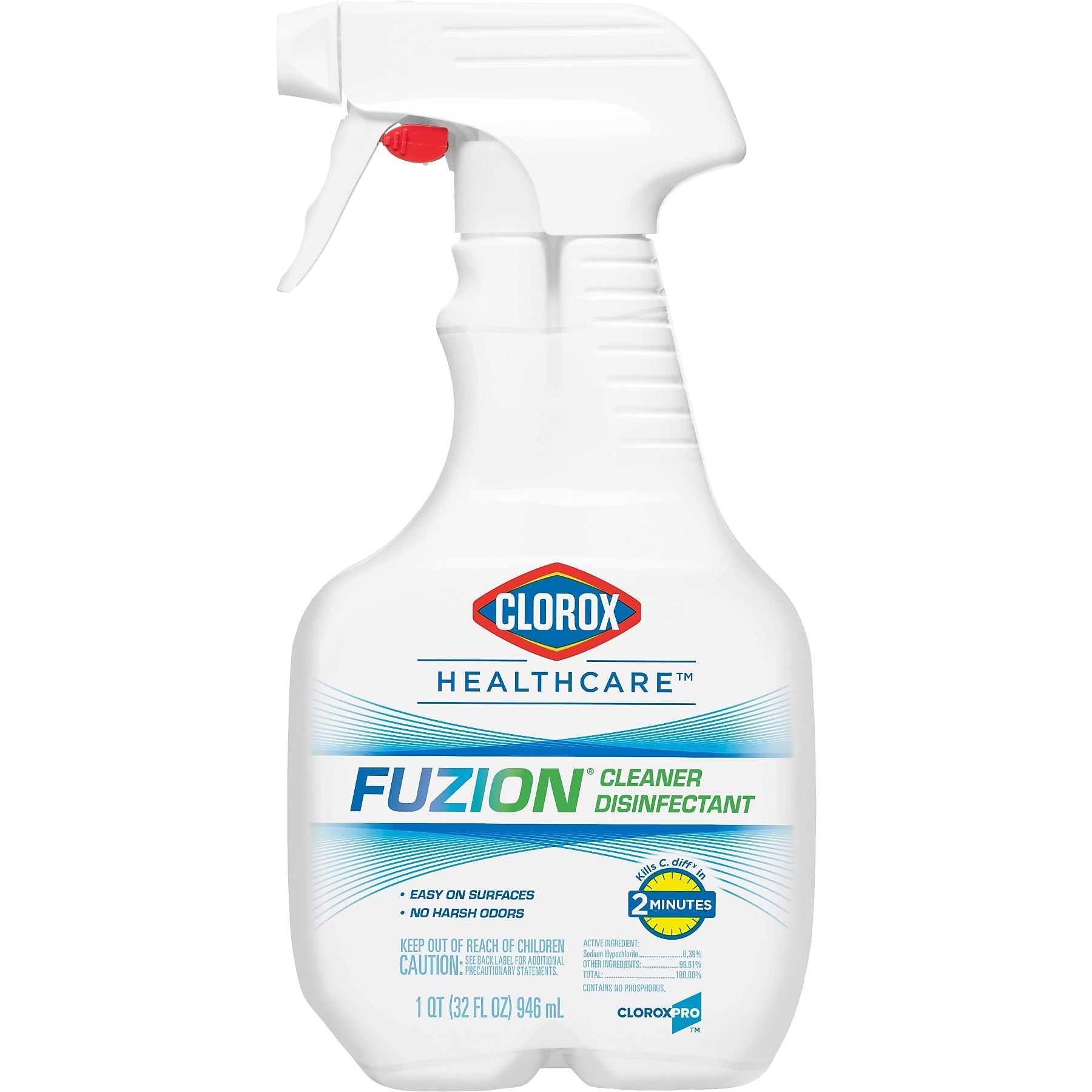 Clorox Healthcare Fuzion Cleaner Disinfectant Spray, 32 fl. Oz.