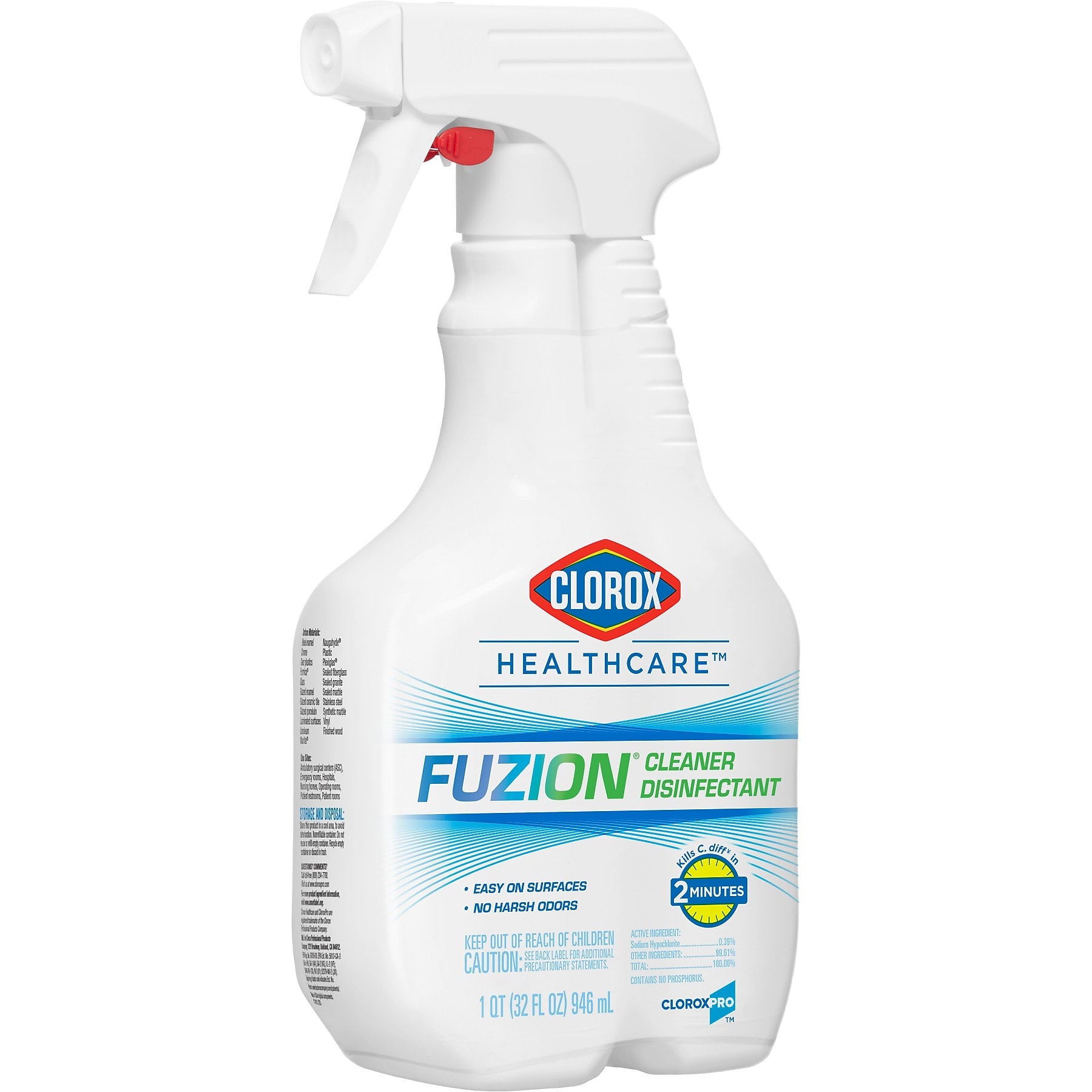 Clorox Healthcare Fuzion Cleaner Disinfectant Spray, 32 fl. Oz.