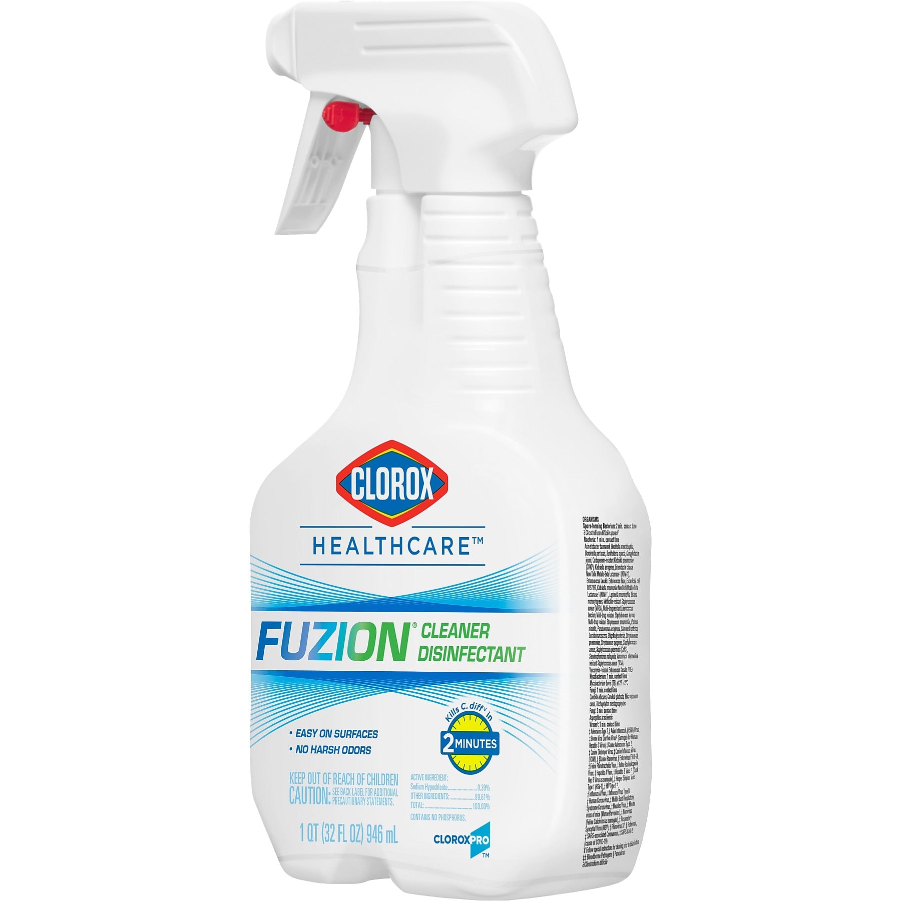 Clorox Healthcare Fuzion Cleaner Disinfectant Spray, 32 fl. Oz.