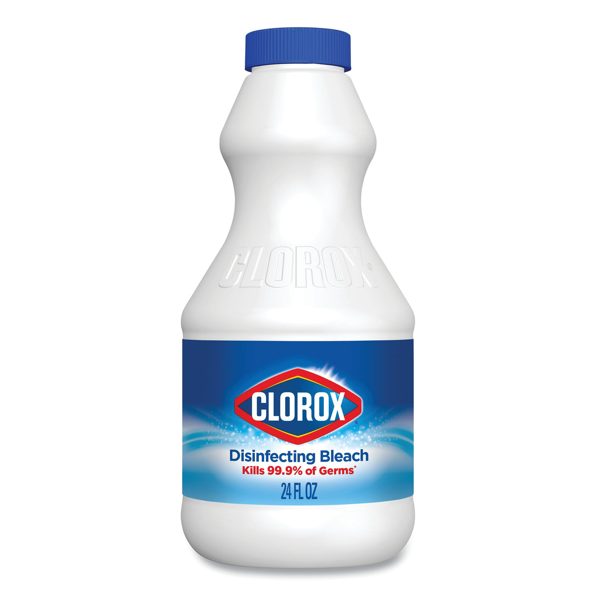 Clorox Regular Bleach with CloroMax Technology, 24 oz Bottle, 12/Carton