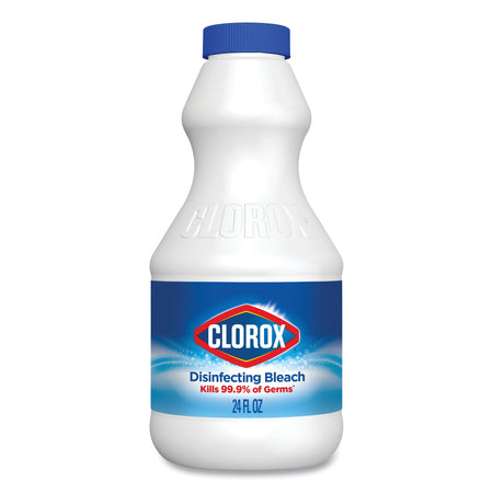 Clorox Regular Bleach with CloroMax Technology, 24 oz Bottle, 12/Carton