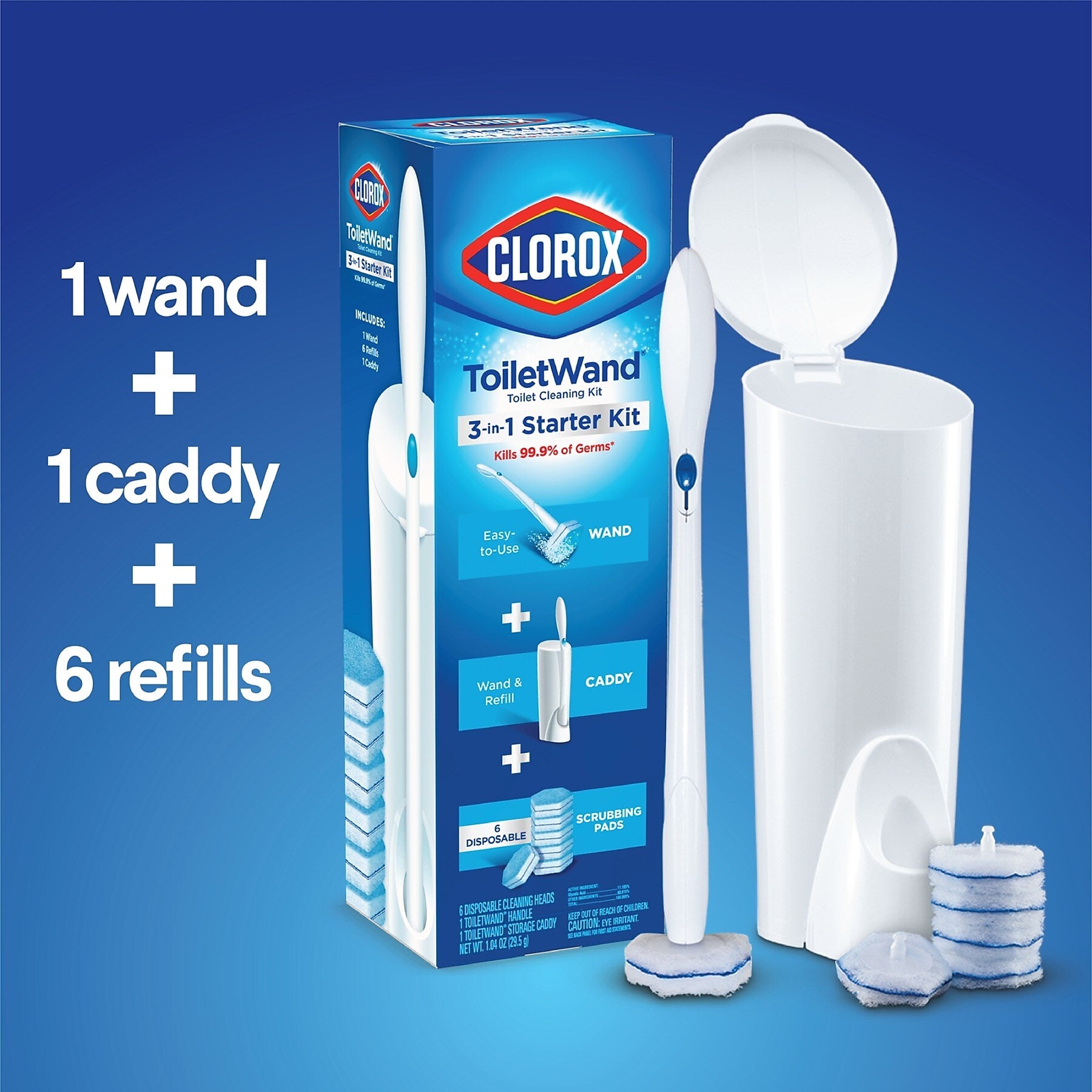 Clorox ToiletWand Disposable Toilet Cleaning System