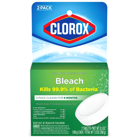 Clorox Ultra Clean Toilet Tablets Bleach, 3.5 oz.