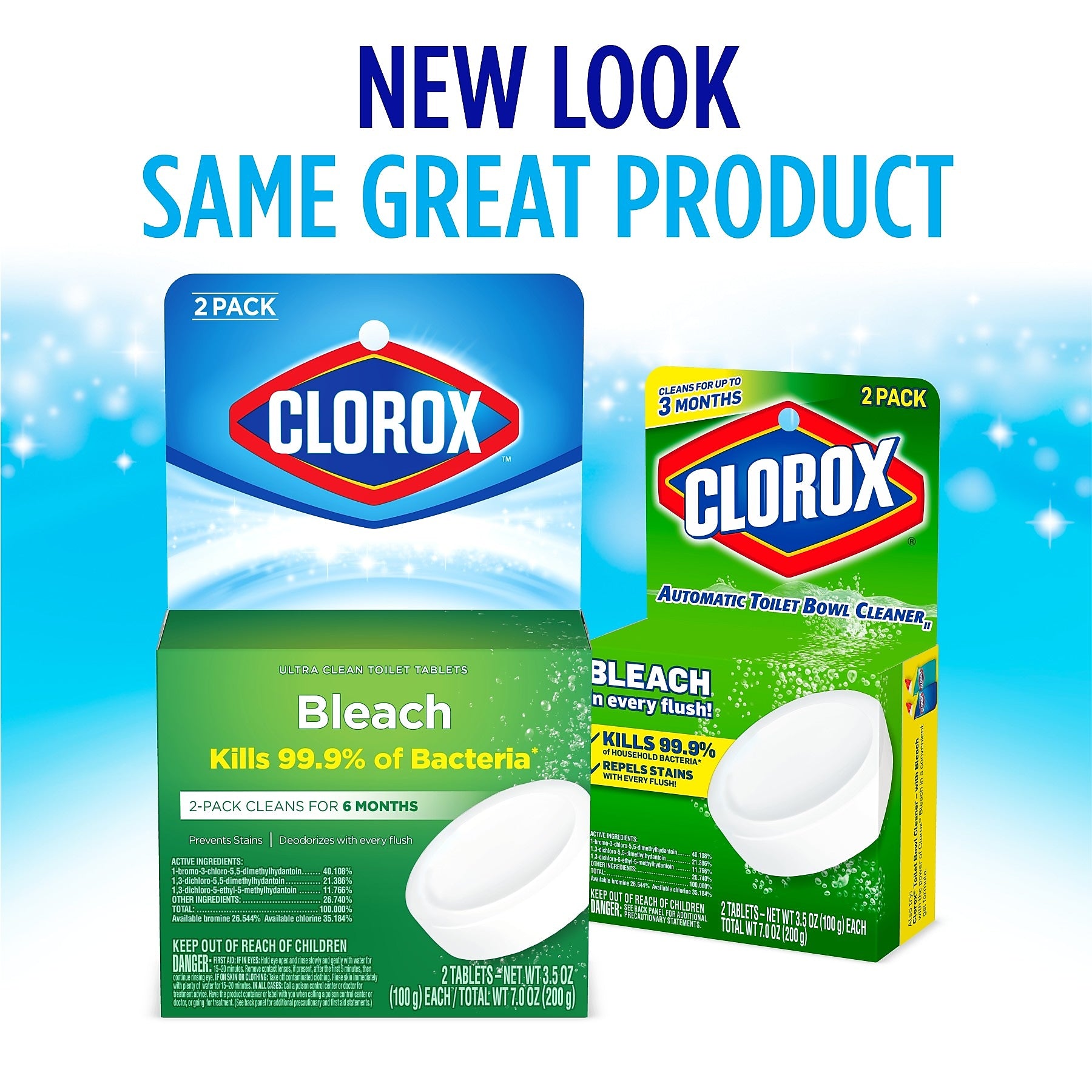 Clorox Ultra Clean Toilet Tablets Bleach, 3.5 oz.