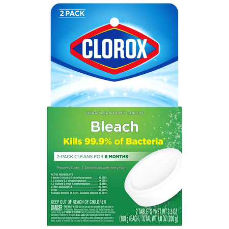 Clorox Ultra Clean Toilet Tablets Bleach, 3.5 oz.