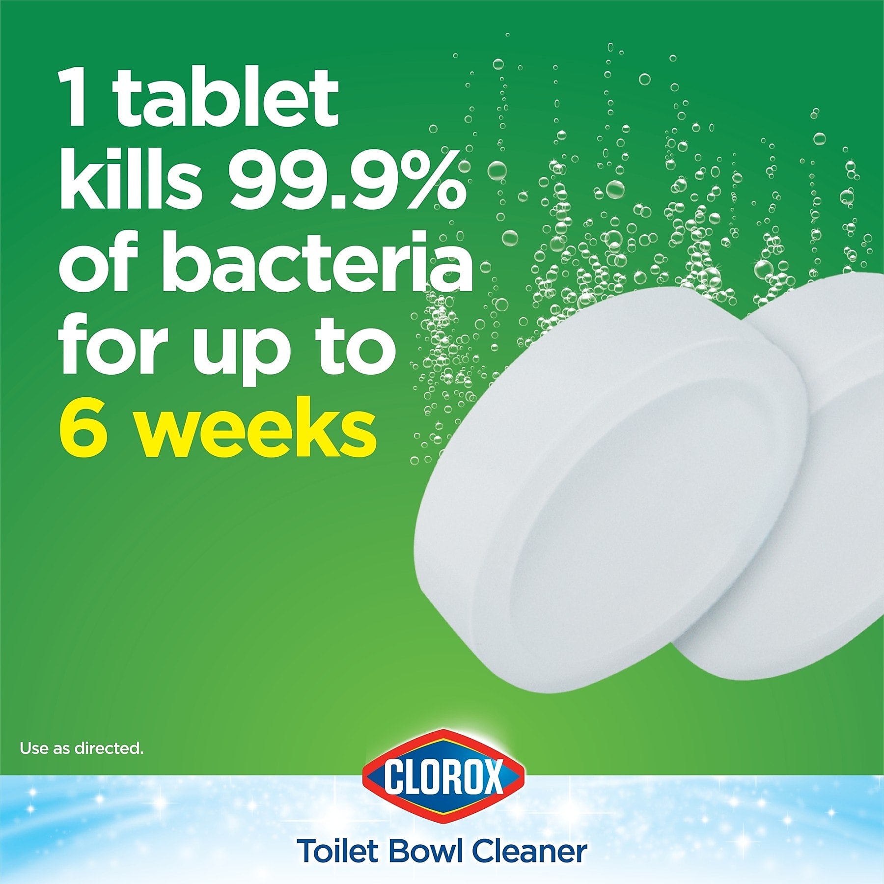 Clorox Ultra Clean Toilet Tablets Bleach, 3.5 oz.