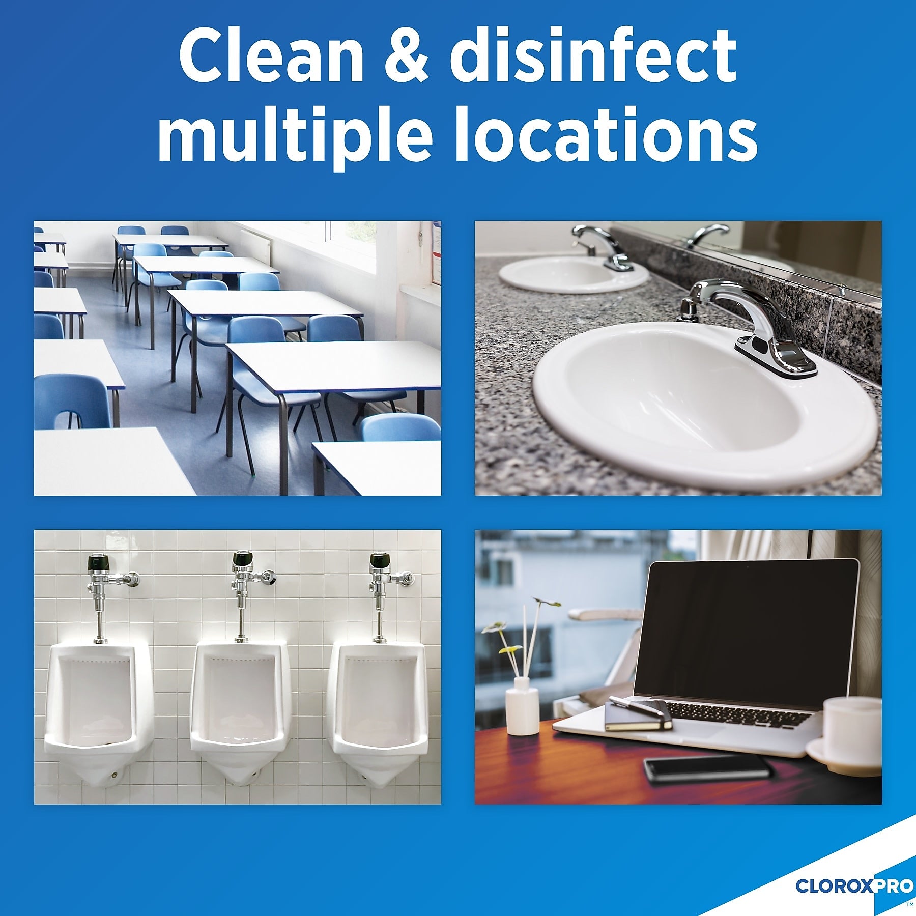 CloroxPro Clean-Up Disinfectant Cleaner with Bleach Refill, 128 oz.
