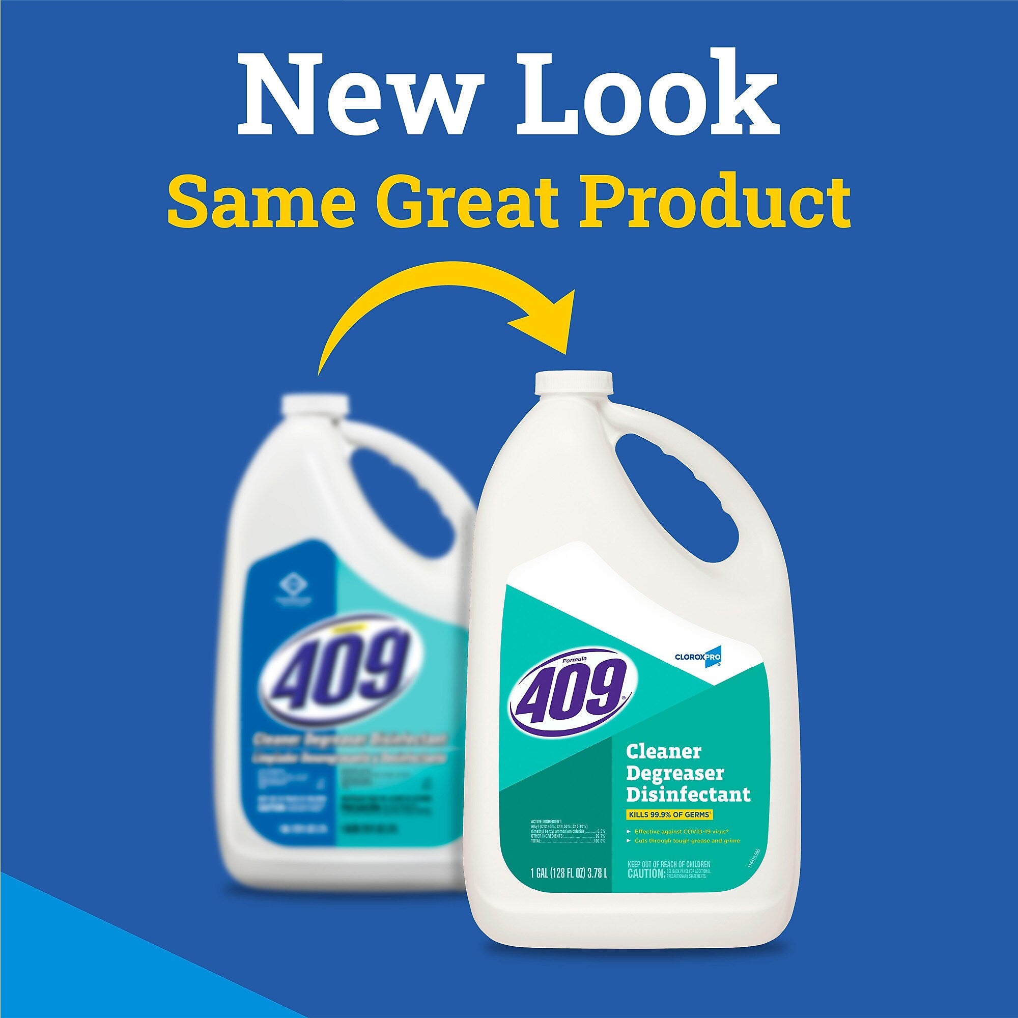 CloroxPro Formula 409 Cleaner Degreaser Disinfectant Refill, 128 fl. oz.