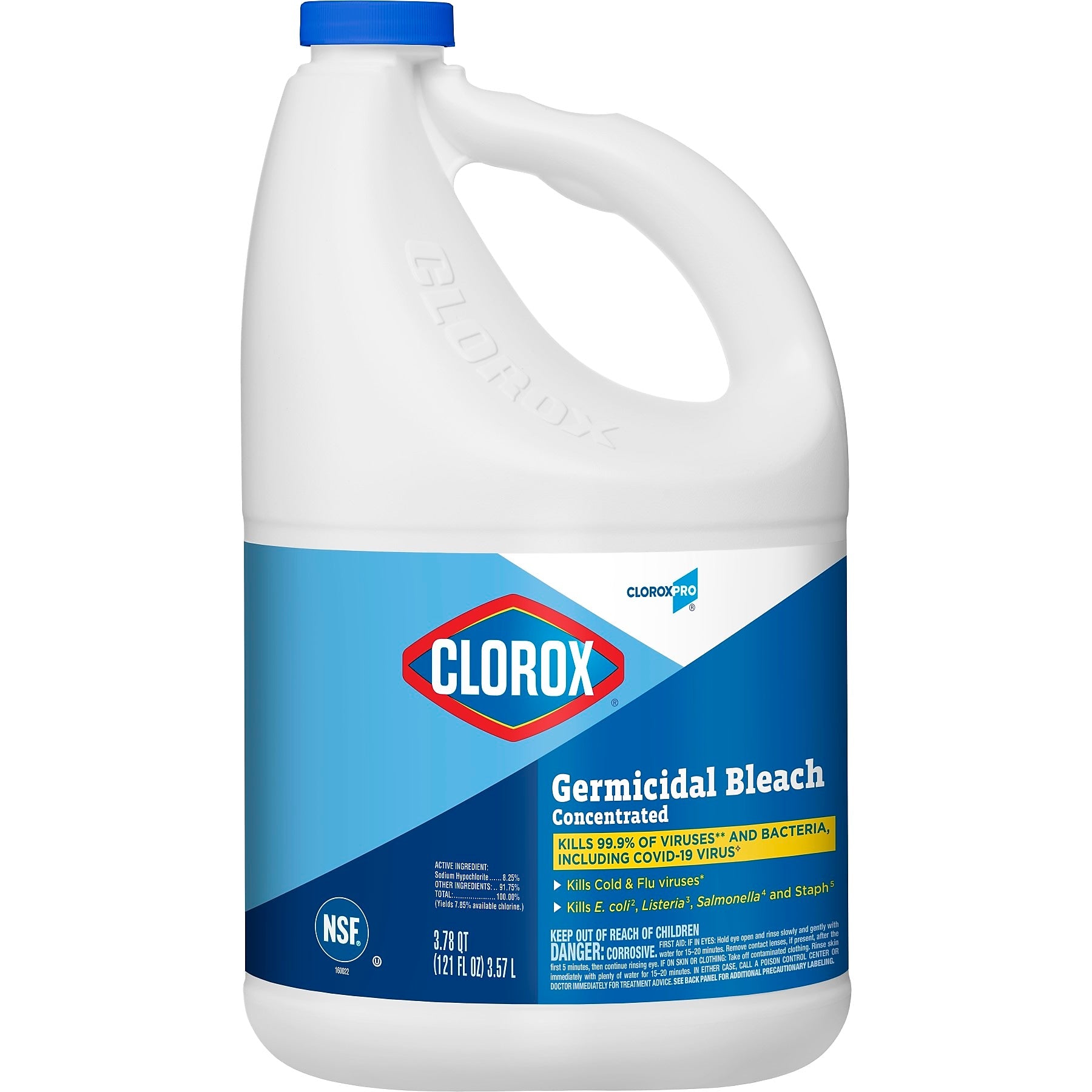 CloroxPro Germicidal Bleach, Concentrated, 121 oz.