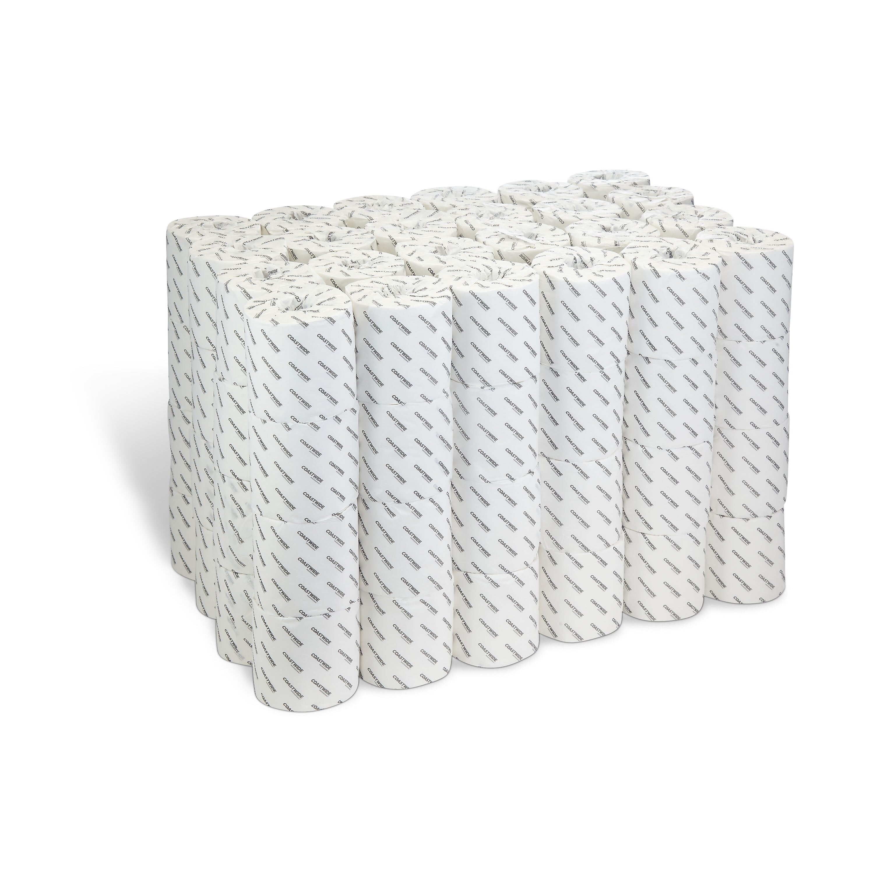 Coastwide Professional™ 1-Ply Standard Toilet Paper, White, 1000 Sheets/Roll, 96 Rolls/Carton