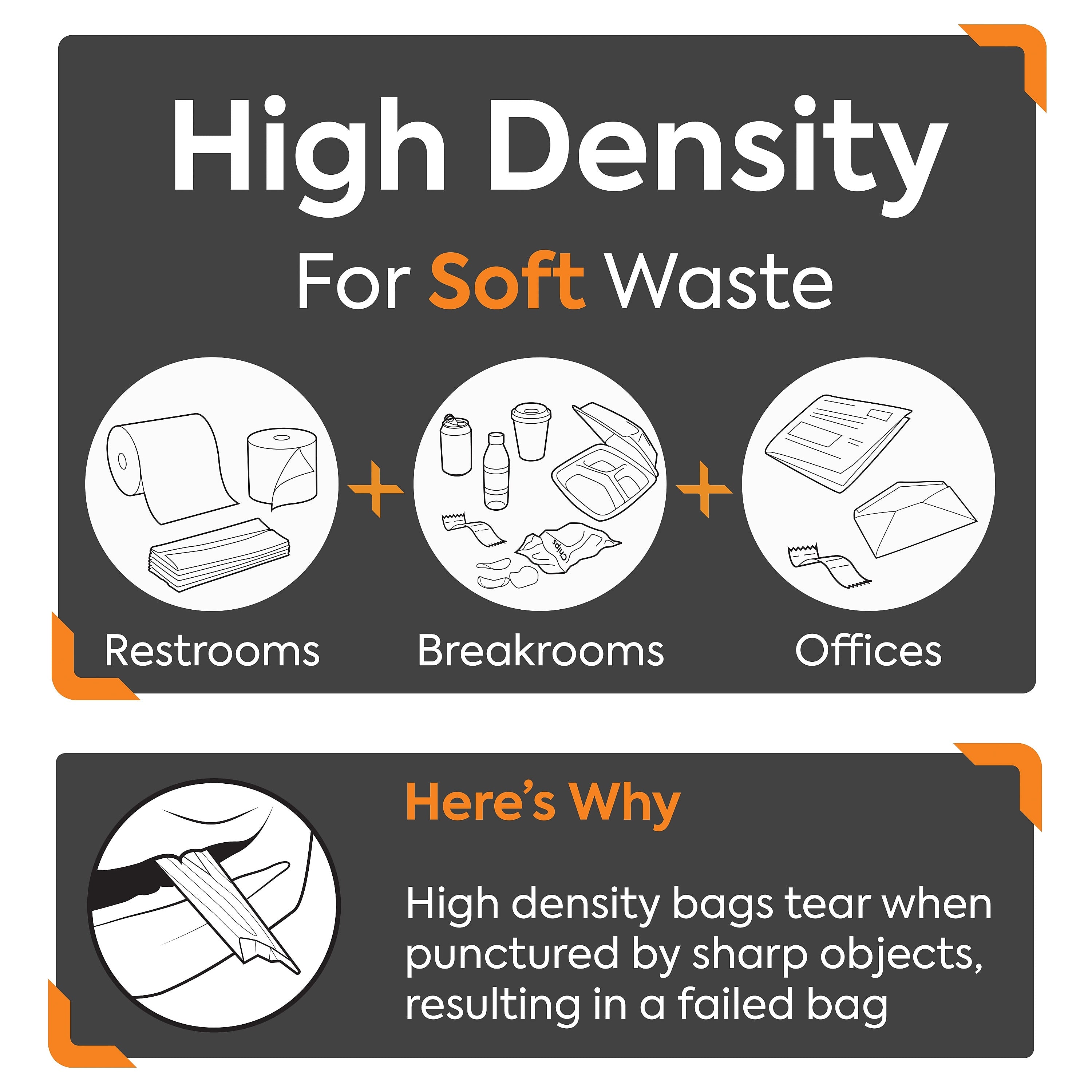 Coastwide Professional™ 10 Gallon Trash Bag, 24