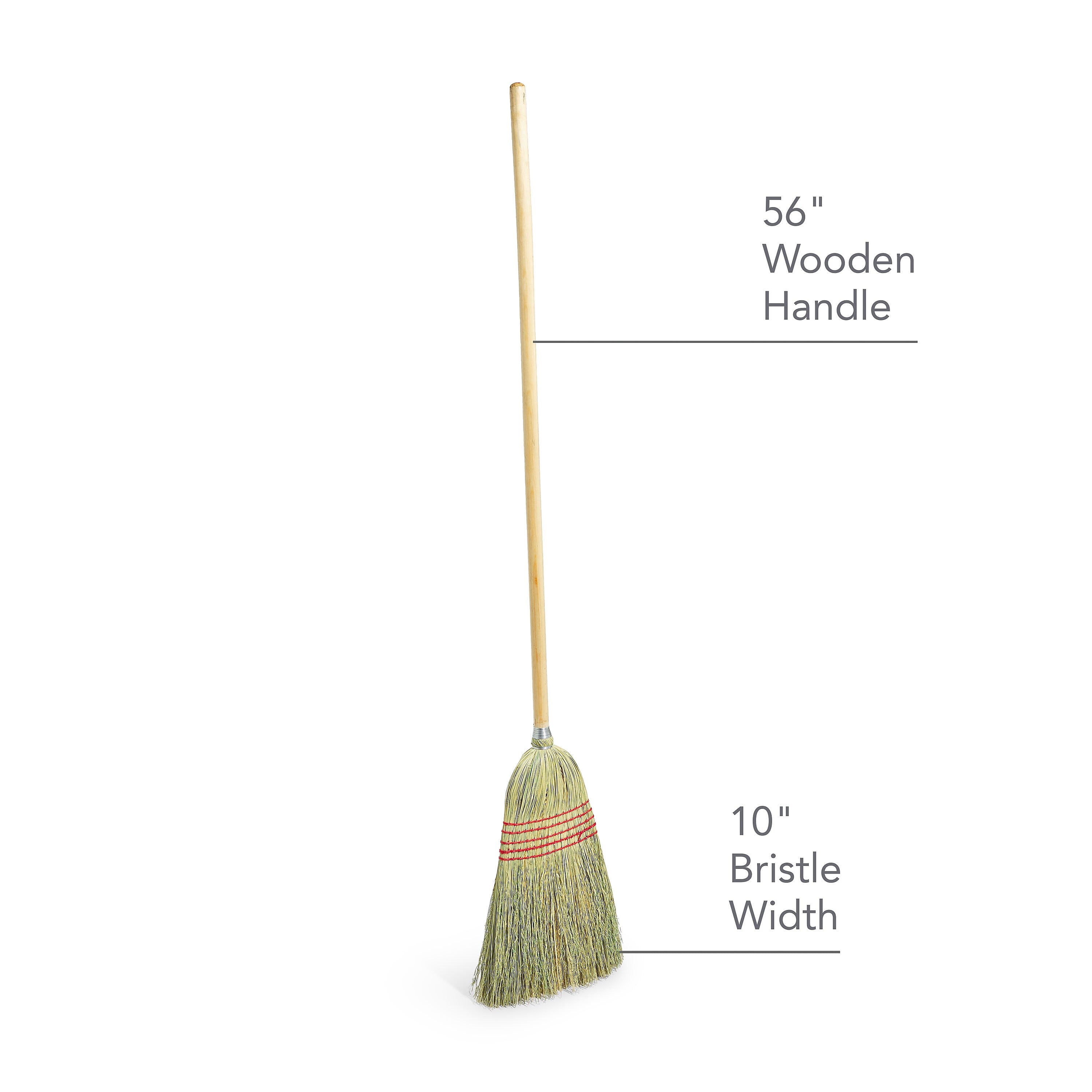 Coastwide Professional™ 10" Standard Corn Broom, Natural