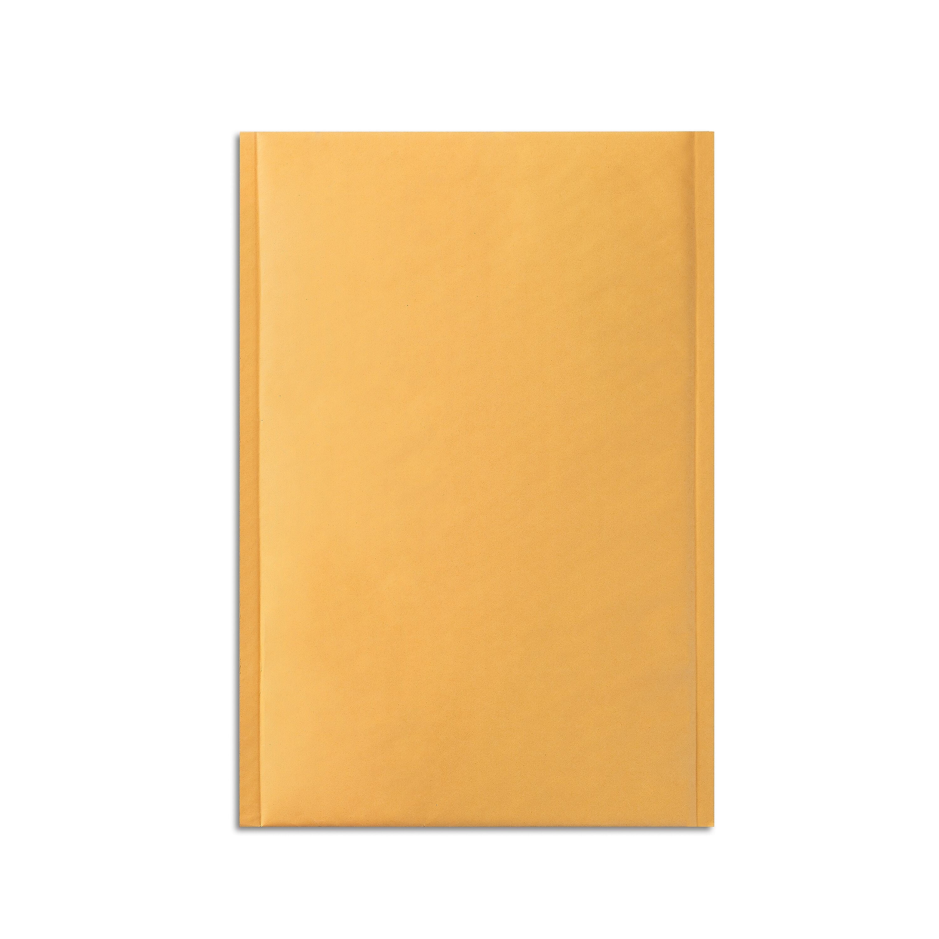 Coastwide Professional™ 13.13" x 17.75" Self-Sealing Bubble Mailer, #6, Kraft, 50/Carton