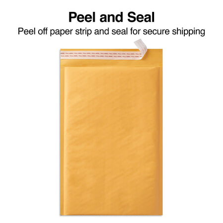 Coastwide Professional™ 15" x 19" Self-Sealing Bubble Mailer, #7, Kraft, 50/Carton