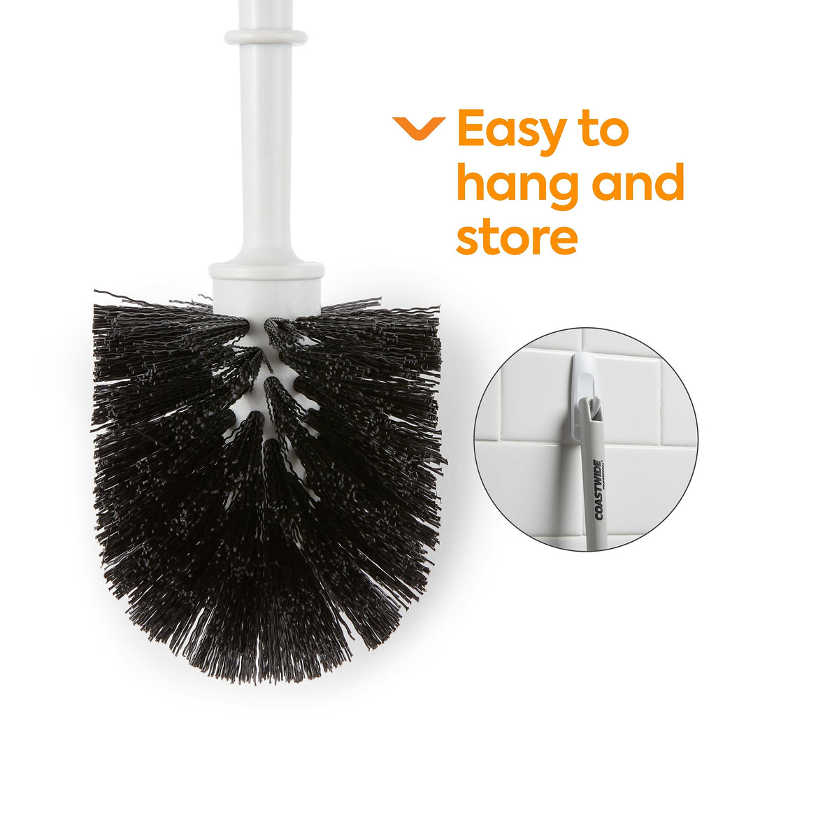 Coastwide Professional™ 16.5" Toilet Bowl Brush, Gray