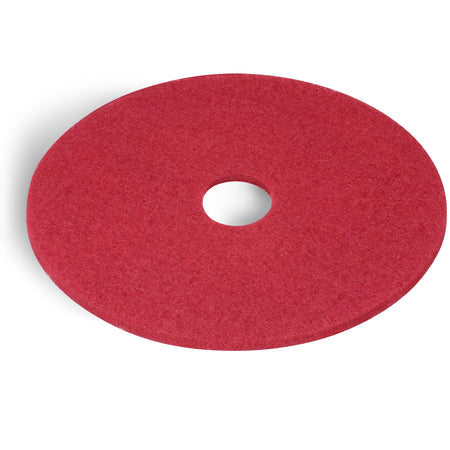 Coastwide Professional 20" Buffing Pad, Red, 5/Carton