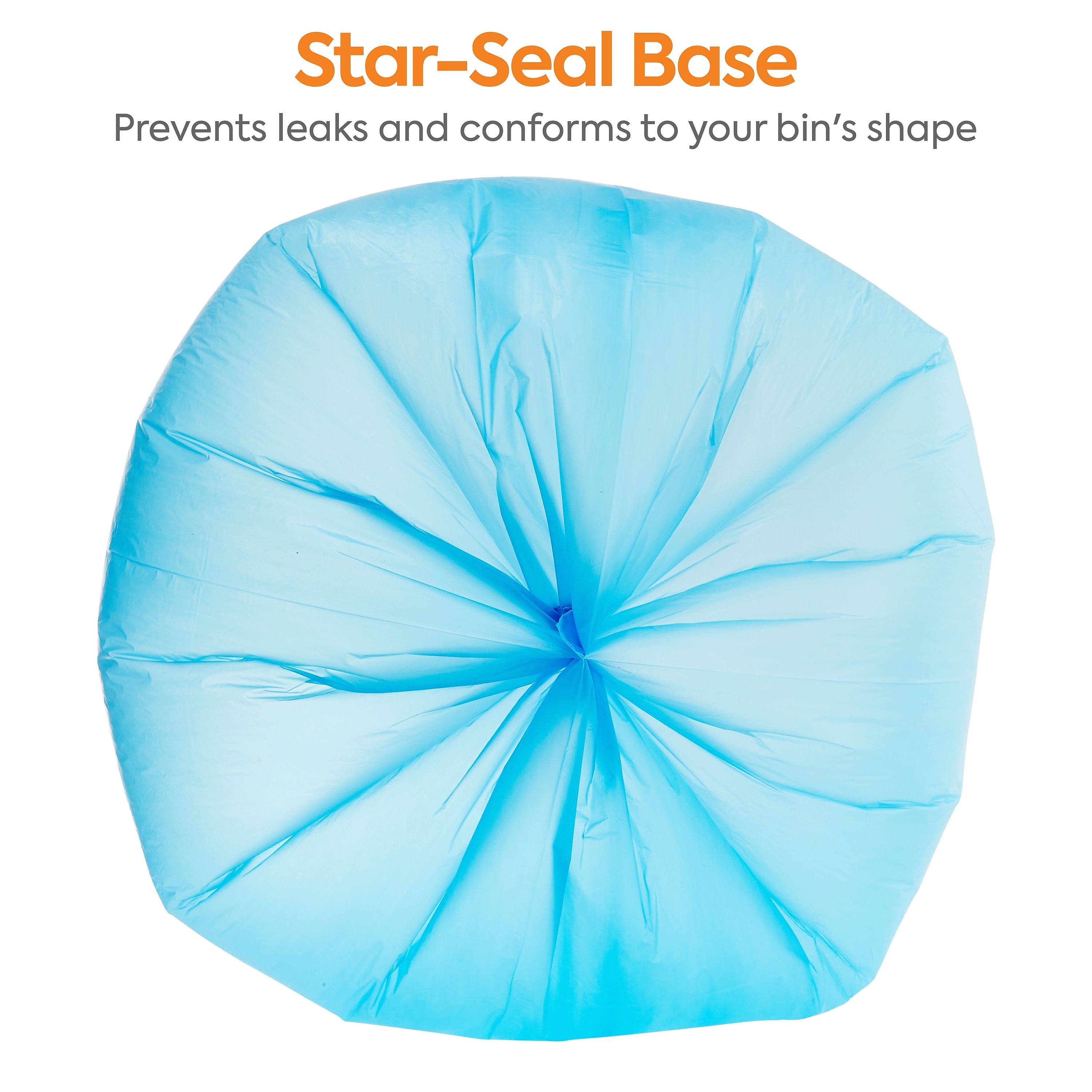 Coastwide Professional™ 33 Gal. Trash Bags, High Density, 14 Mic., Blue, 25 Bags/Roll, 10 Rolls