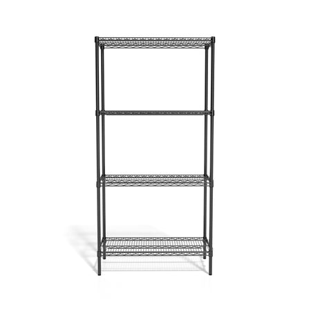 Coastwide Professional™ 4-Shelf Wire Unit, 36"W, Black