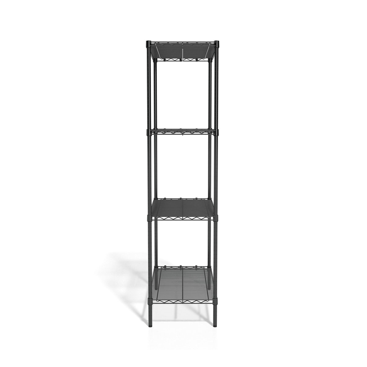 Coastwide Professional™ 4-Shelf Wire Unit, 36"W, Black