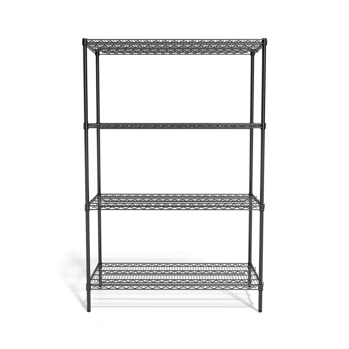 Coastwide Professional™ 4-Shelf Wire Unit, 48"W, Black