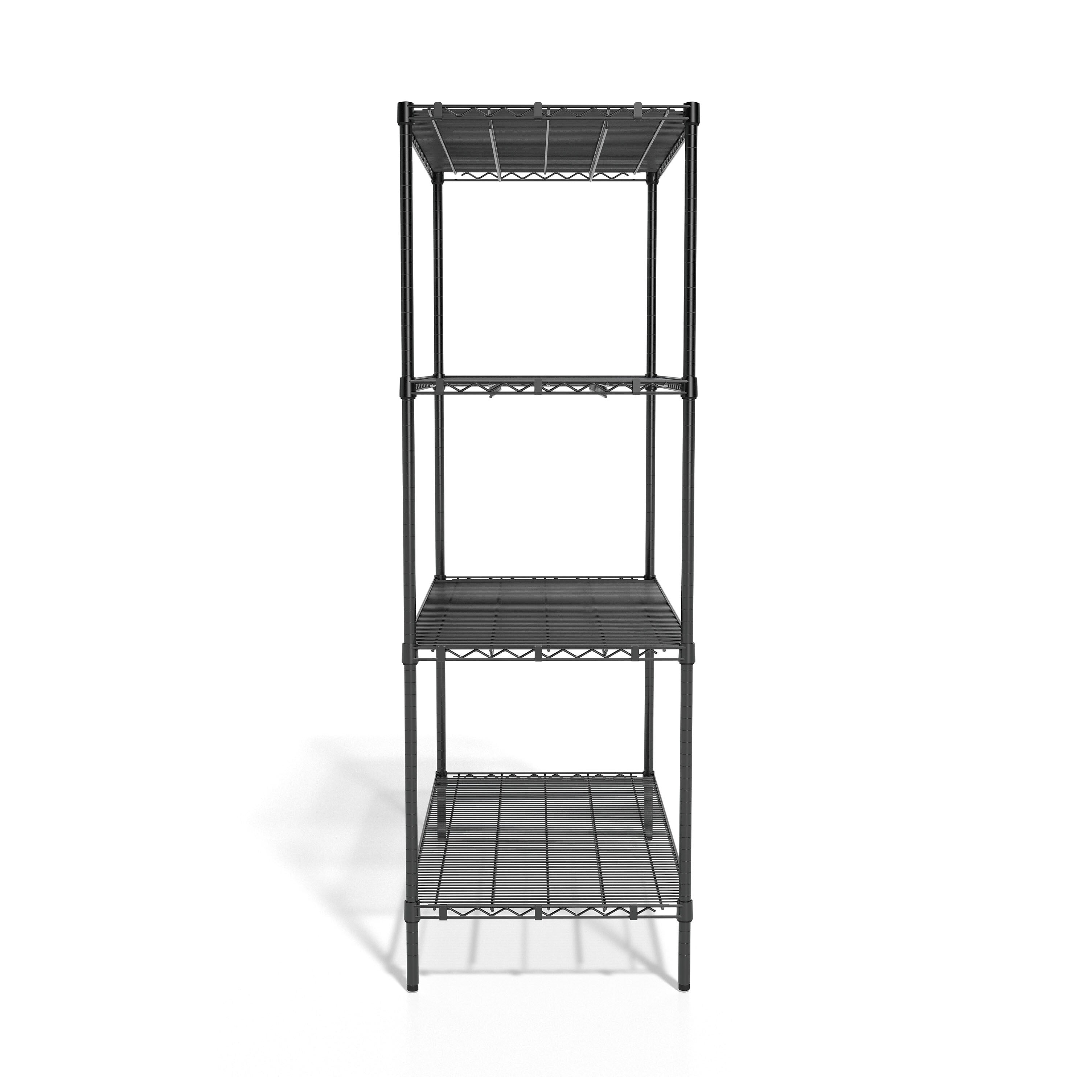 Coastwide Professional™ 4-Shelf Wire Unit, 48"W, Black