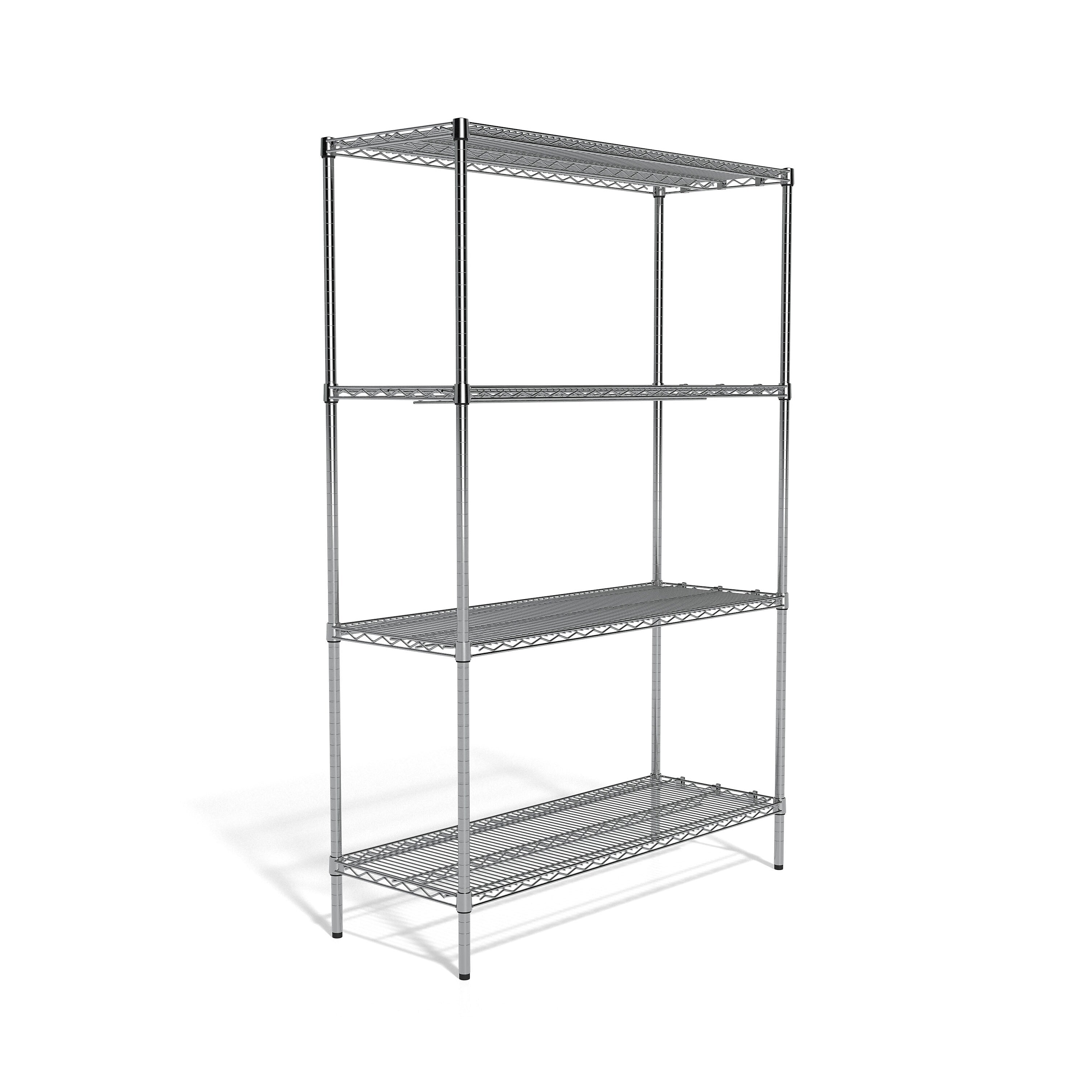 Coastwide Professional™ 4-Shelf Wire Unit, 48
