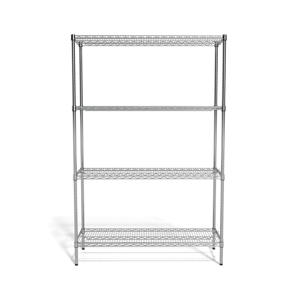 Coastwide Professional™ 4-Shelf Wire Unit, 48"W, Chrome