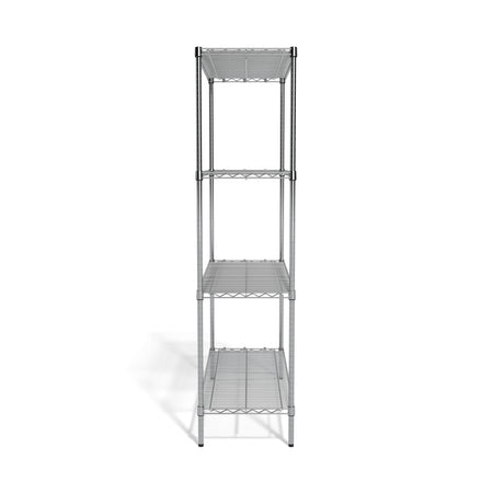 Coastwide Professional™ 4-Shelf Wire Unit, 48"W, Chrome